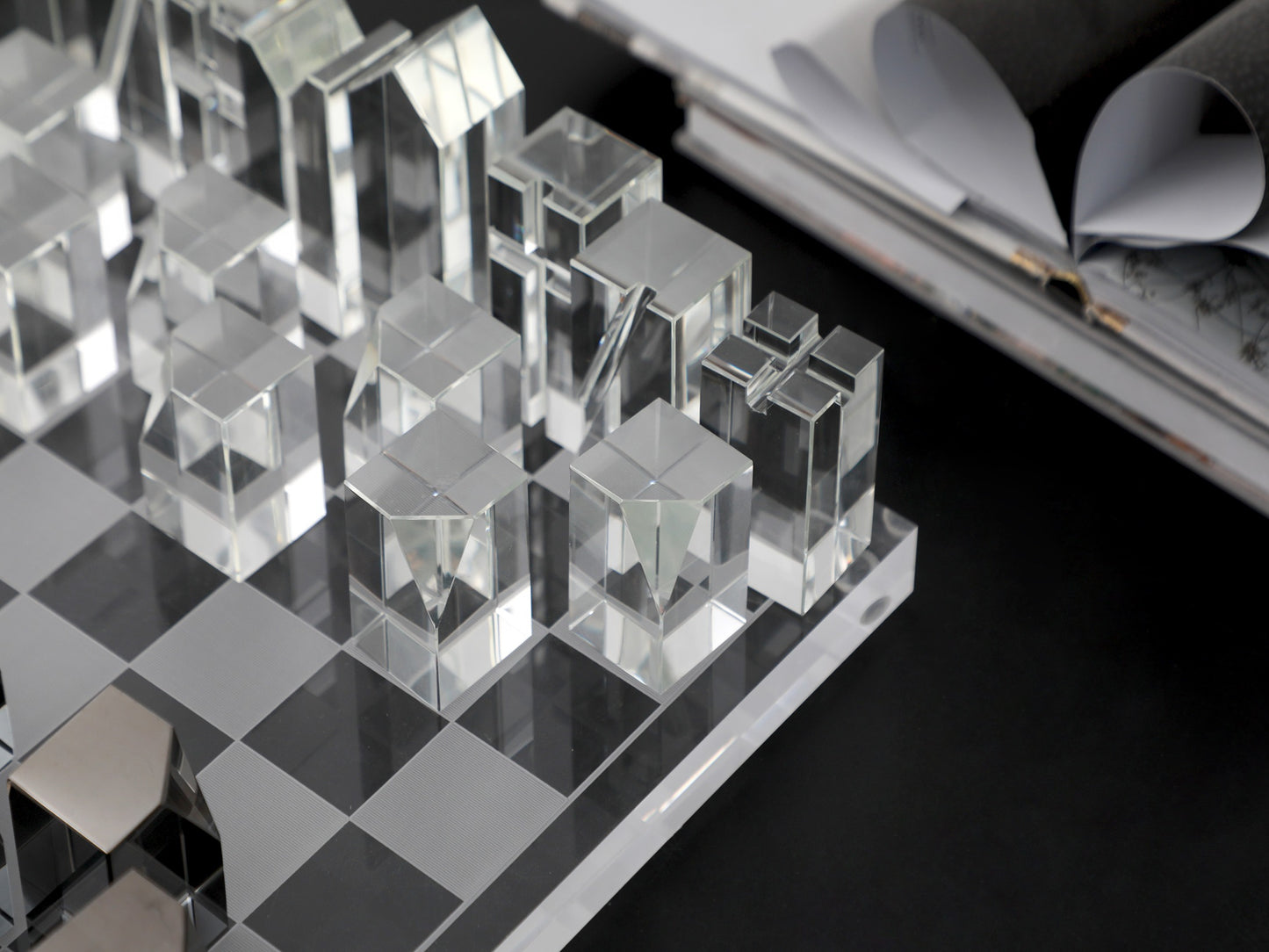 CRYSTAL CHESS BOARD