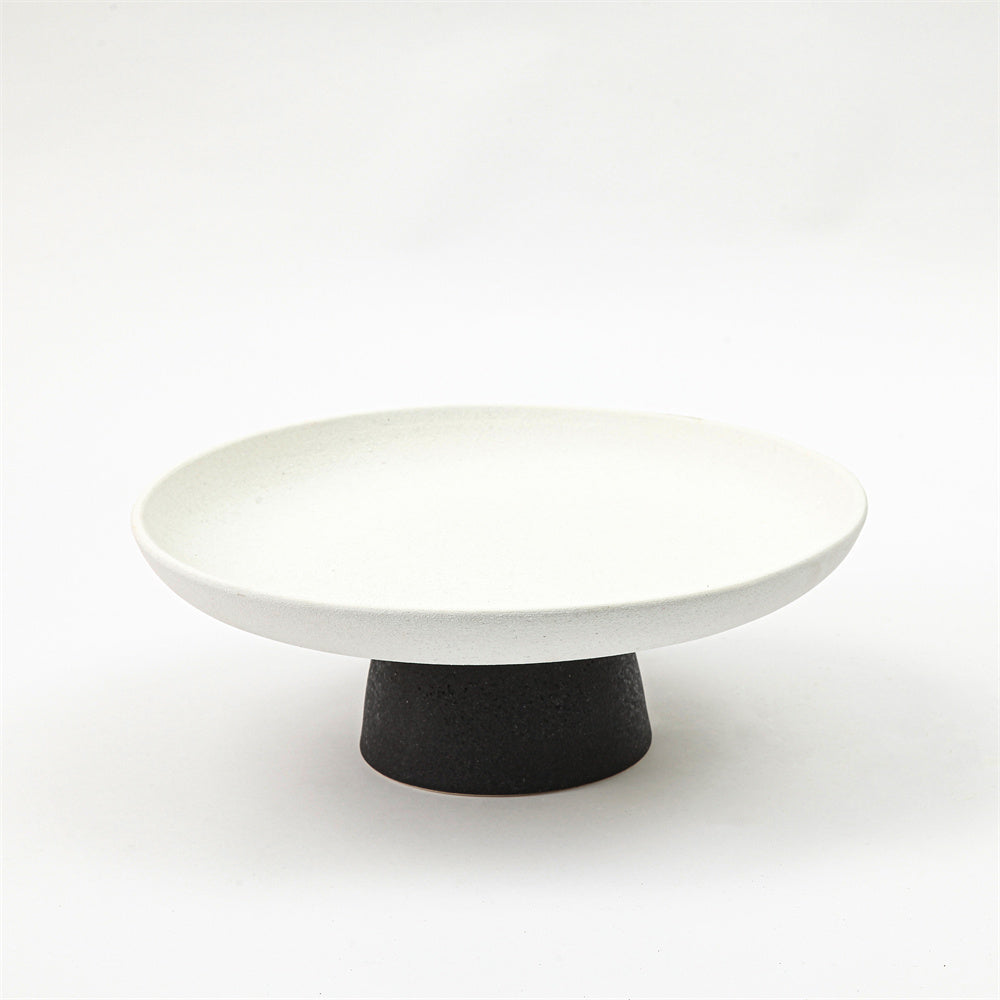 CERAMIC FRUIT PLATE WHITE