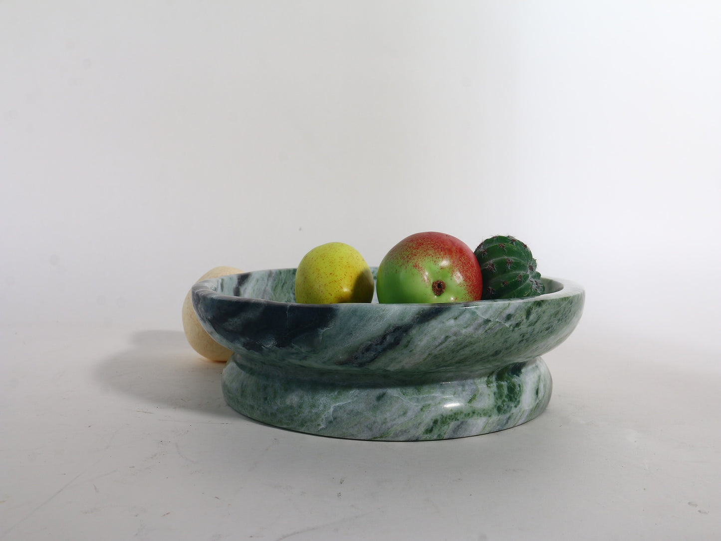 VINTAGE GREEN MARBLE TRAY