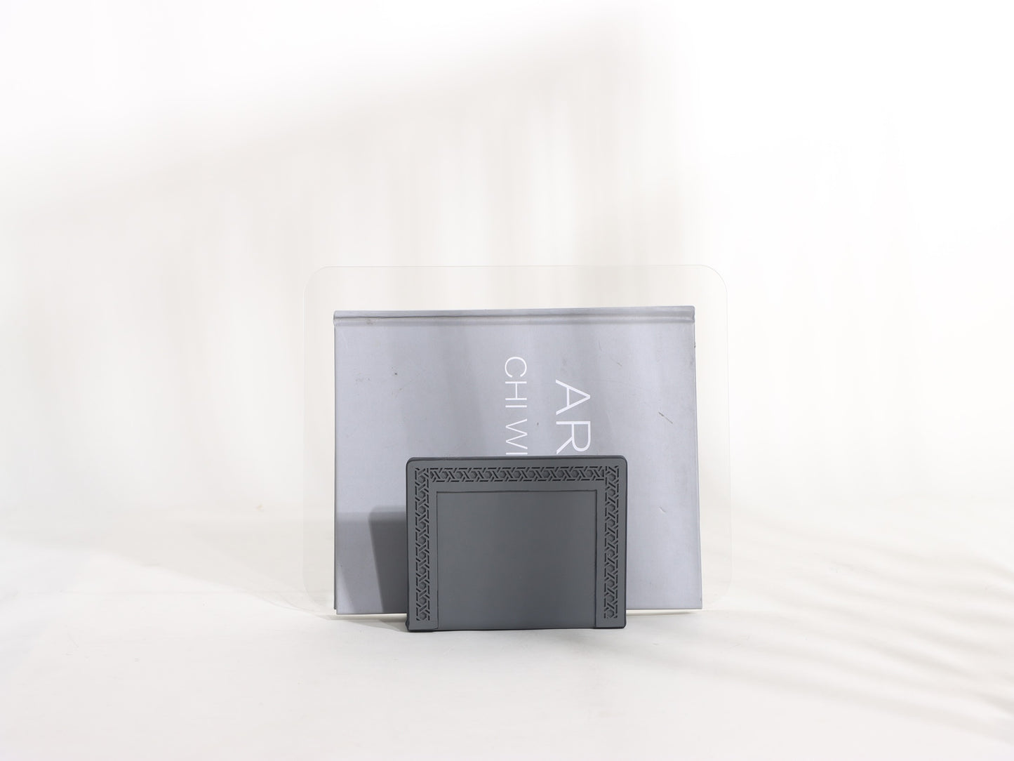 GREY OFFICE MAGAZINE & BOOK HOLDER