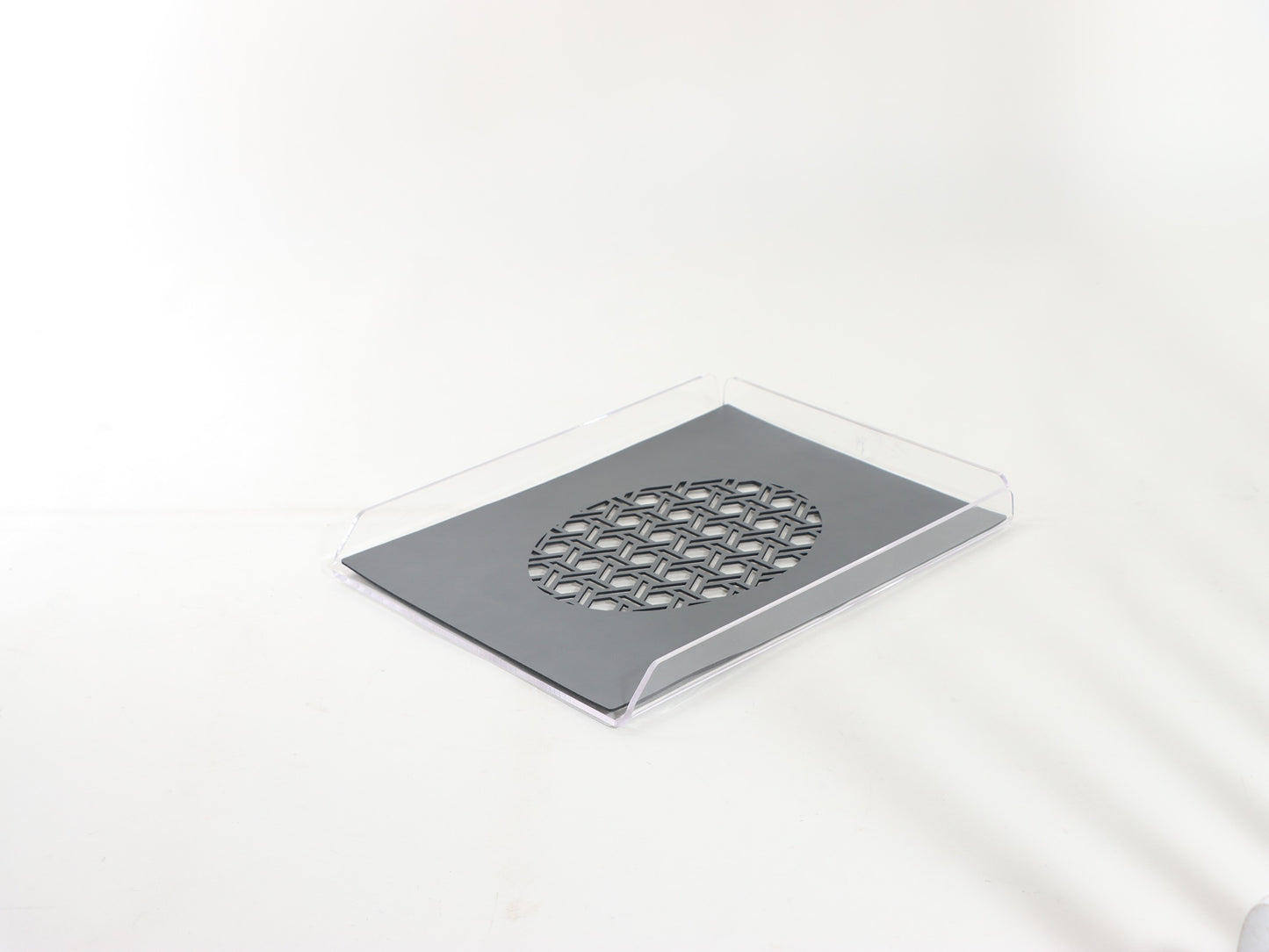 GREY OFFICE A4 PAPER TRAY