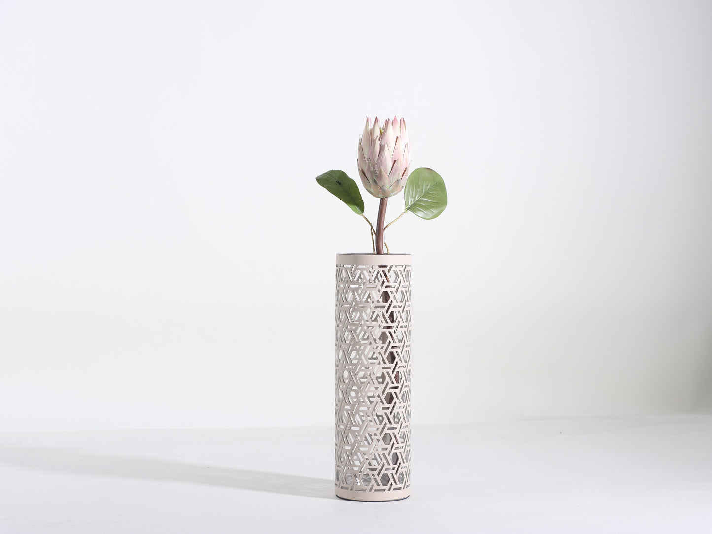LEATHER UMBRELLA STAND VASE