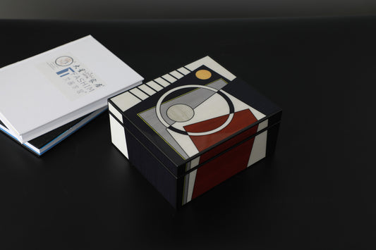 COLOURFUL MDF & PIANO LACQUER SQUARE 
STORAGE BOX