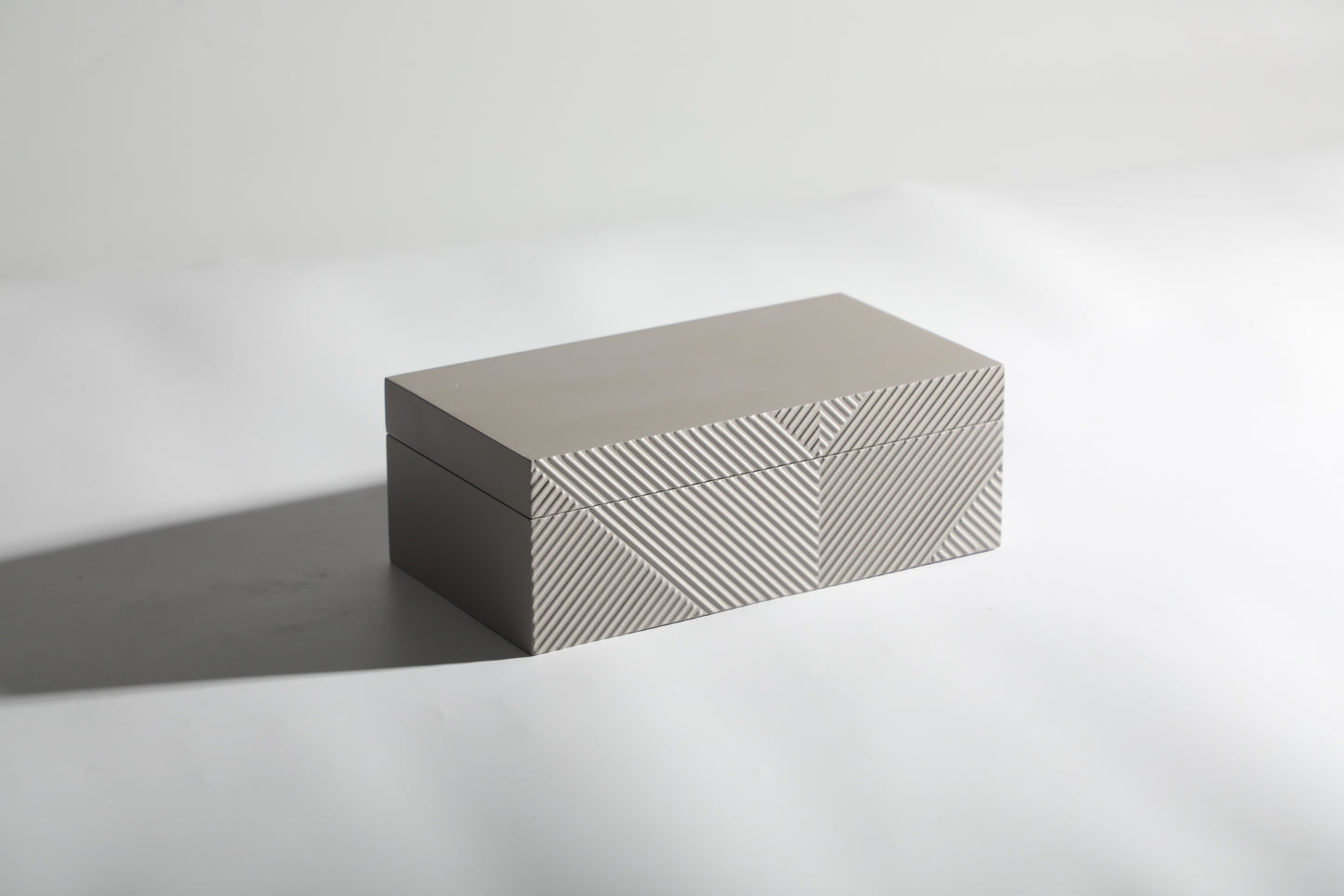 Grey Resin Storage Box (A)