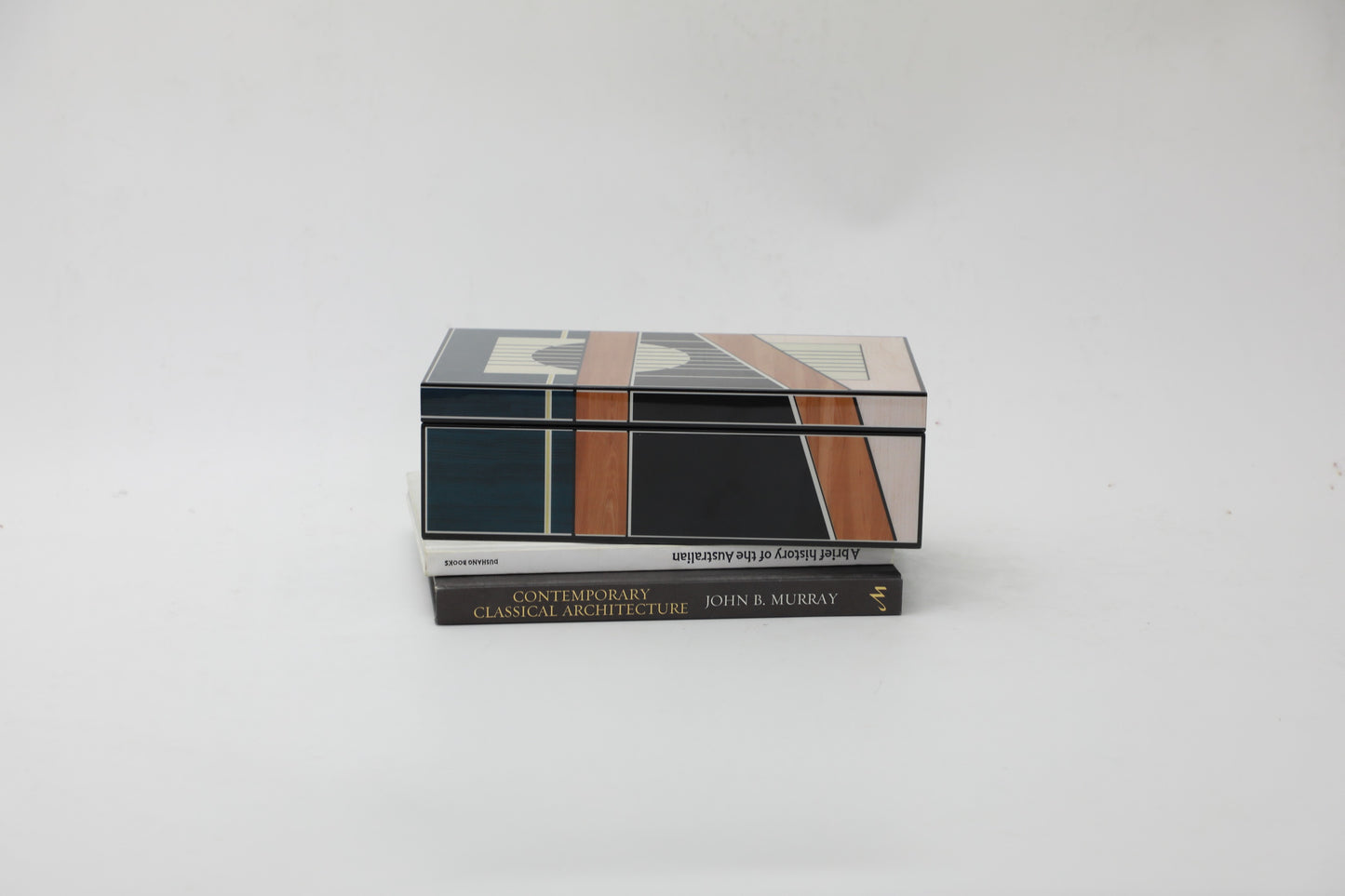 Colourful Mdf & Piano Lacquer Rectangular Storage Box (A)