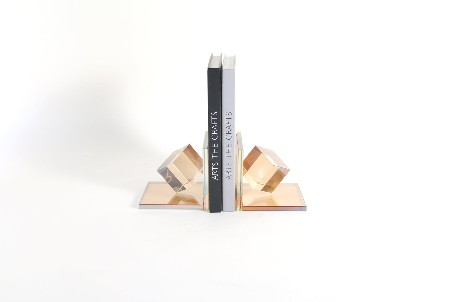 Champagne Crystal Bookend