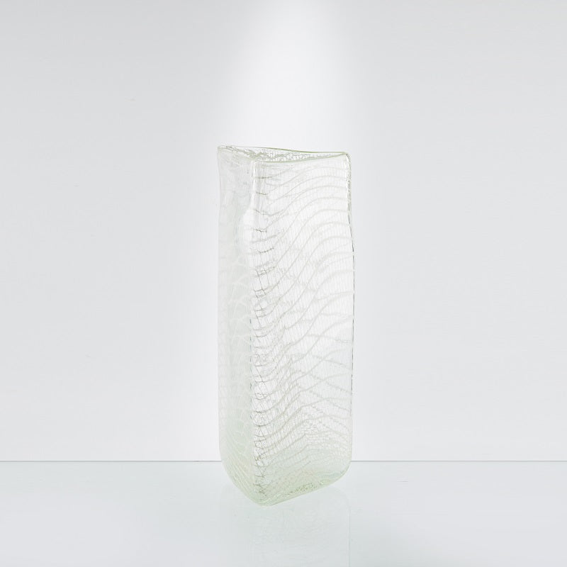 Uttermost Ripple Vase WATER RIPPLE GLASS VASE – MAYAZE