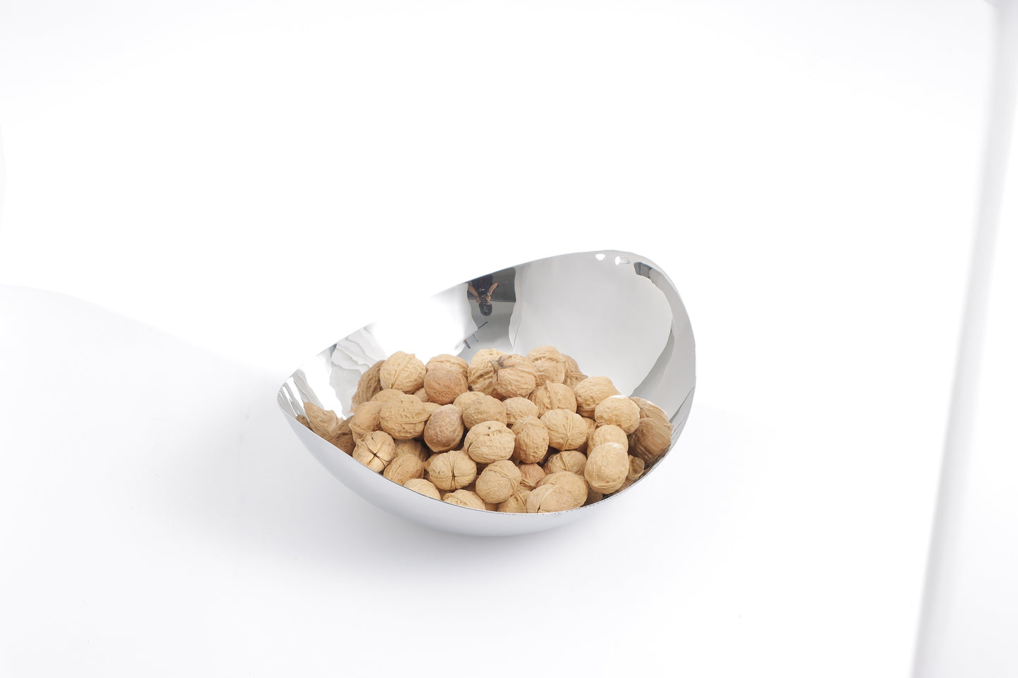 Silver S/S Steel Oval Fruits Tray