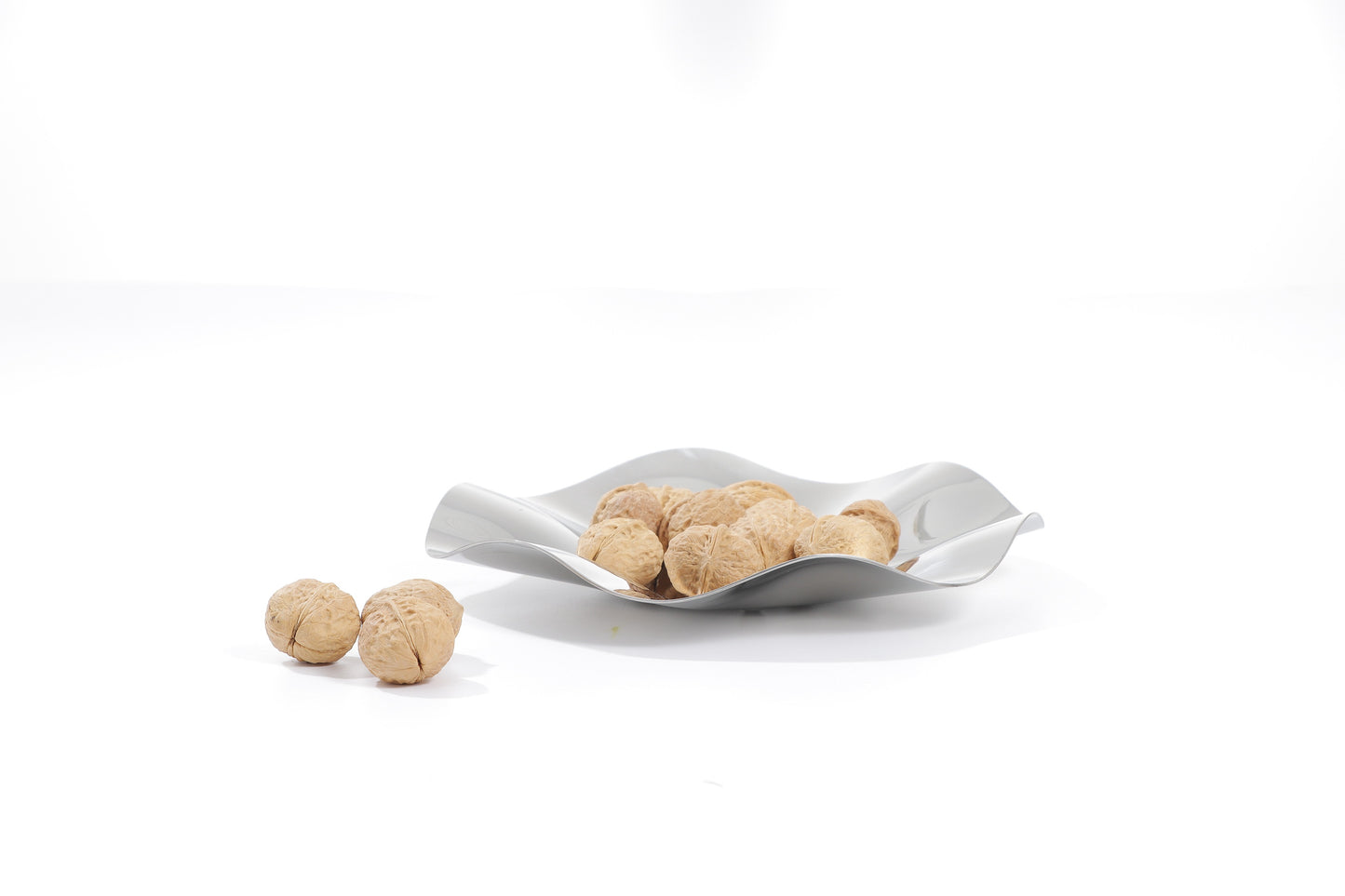 Silver S/S Steel Round Fruits Tray