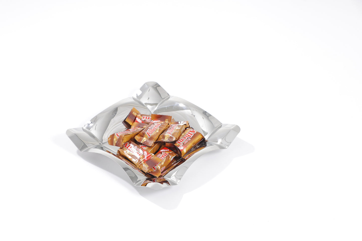 SILVER S/S STEEL DESSERT TRAY
