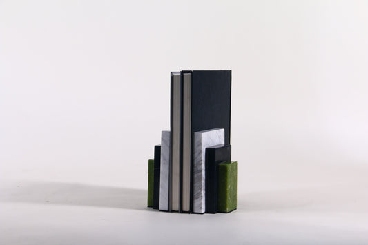 Multi-Color Marble Bookend