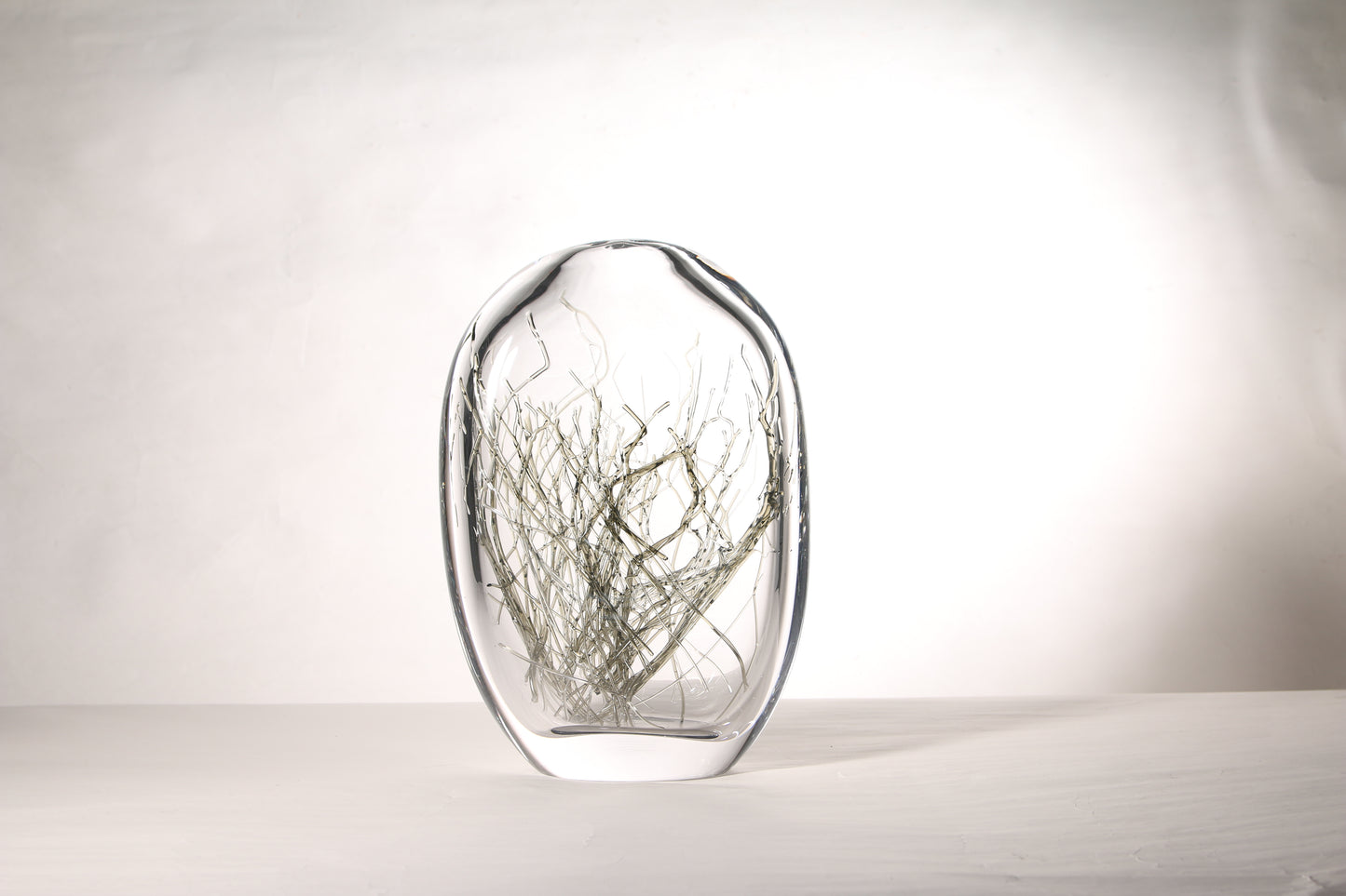 Clear Glass Desktop Decor