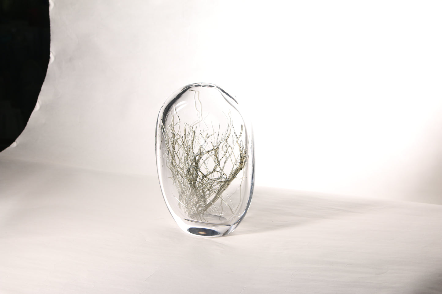 Clear Glass Desktop Decor