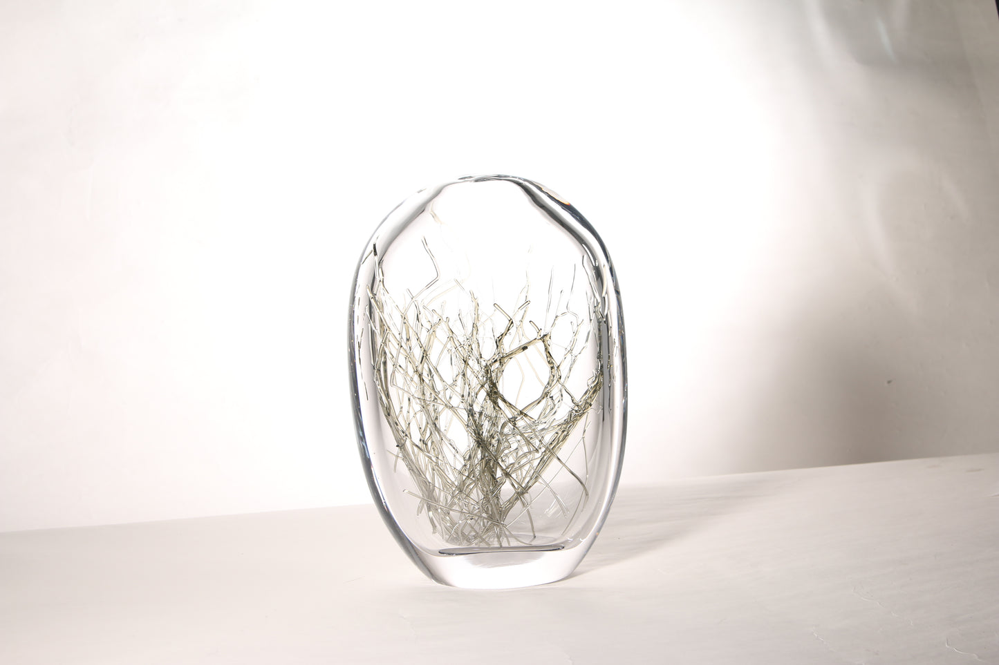 Clear Glass Desktop Decor