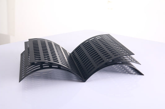 Black Iron Metal Book Sculpture