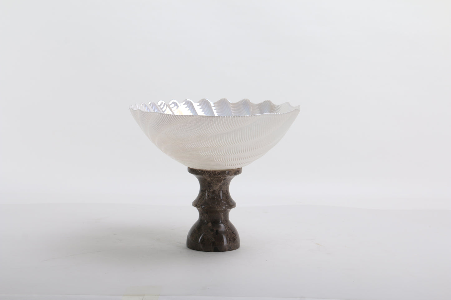 Marble & Glass Shell Style Tray