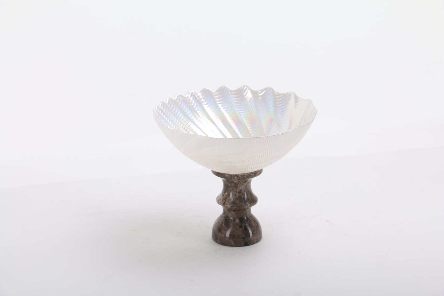 Marble & Glass Shell Style Tray