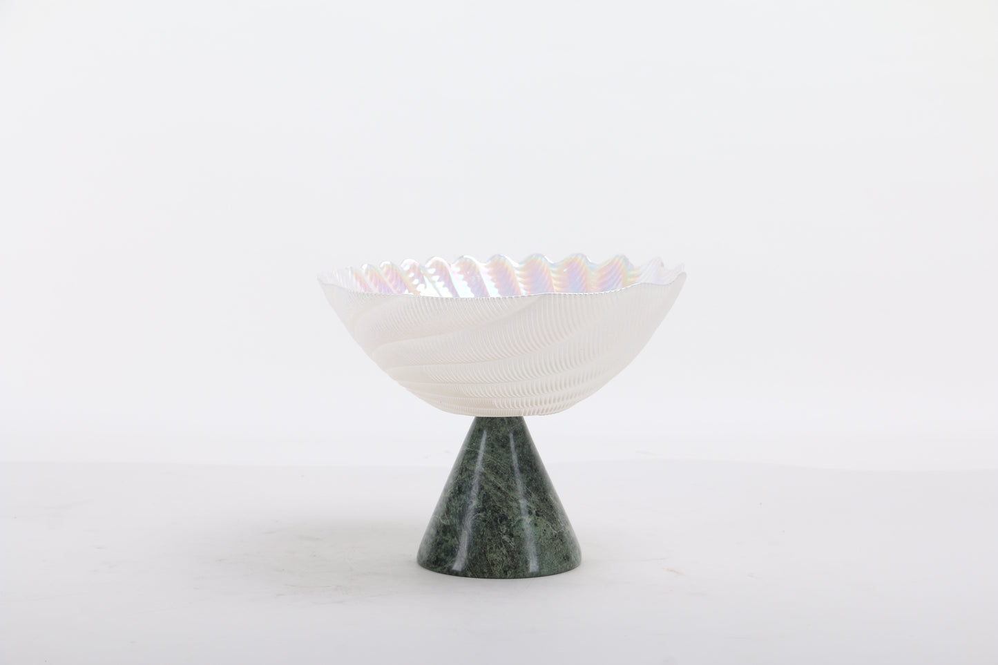 Marble & Glass Shell Style Tray