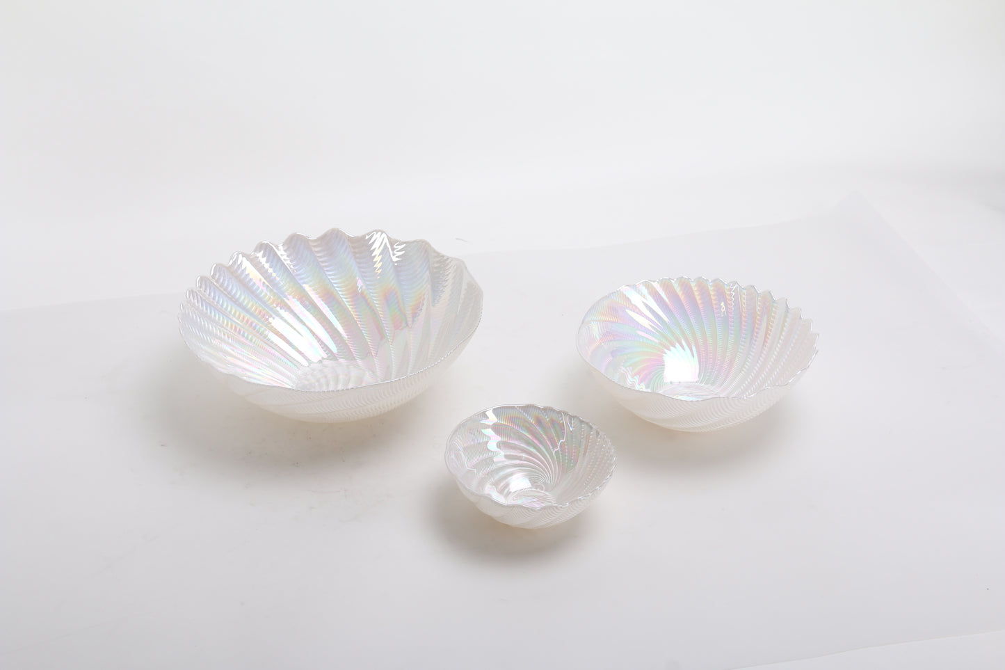 Marble & Glass Shell Style Tray