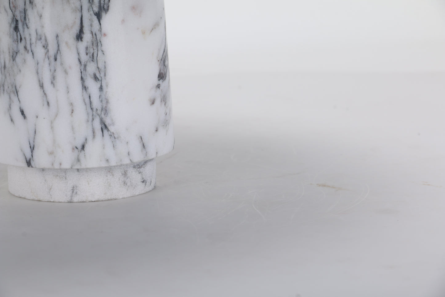 Grey Irregular Marble & Glass Tray