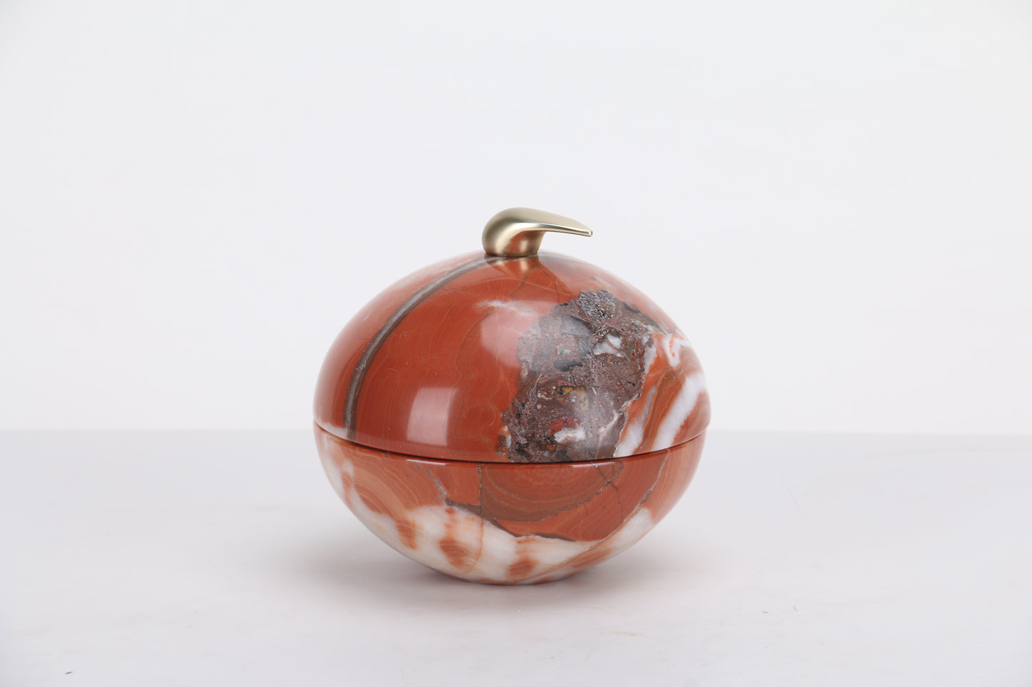 Marble & Alloy Storage Jar
