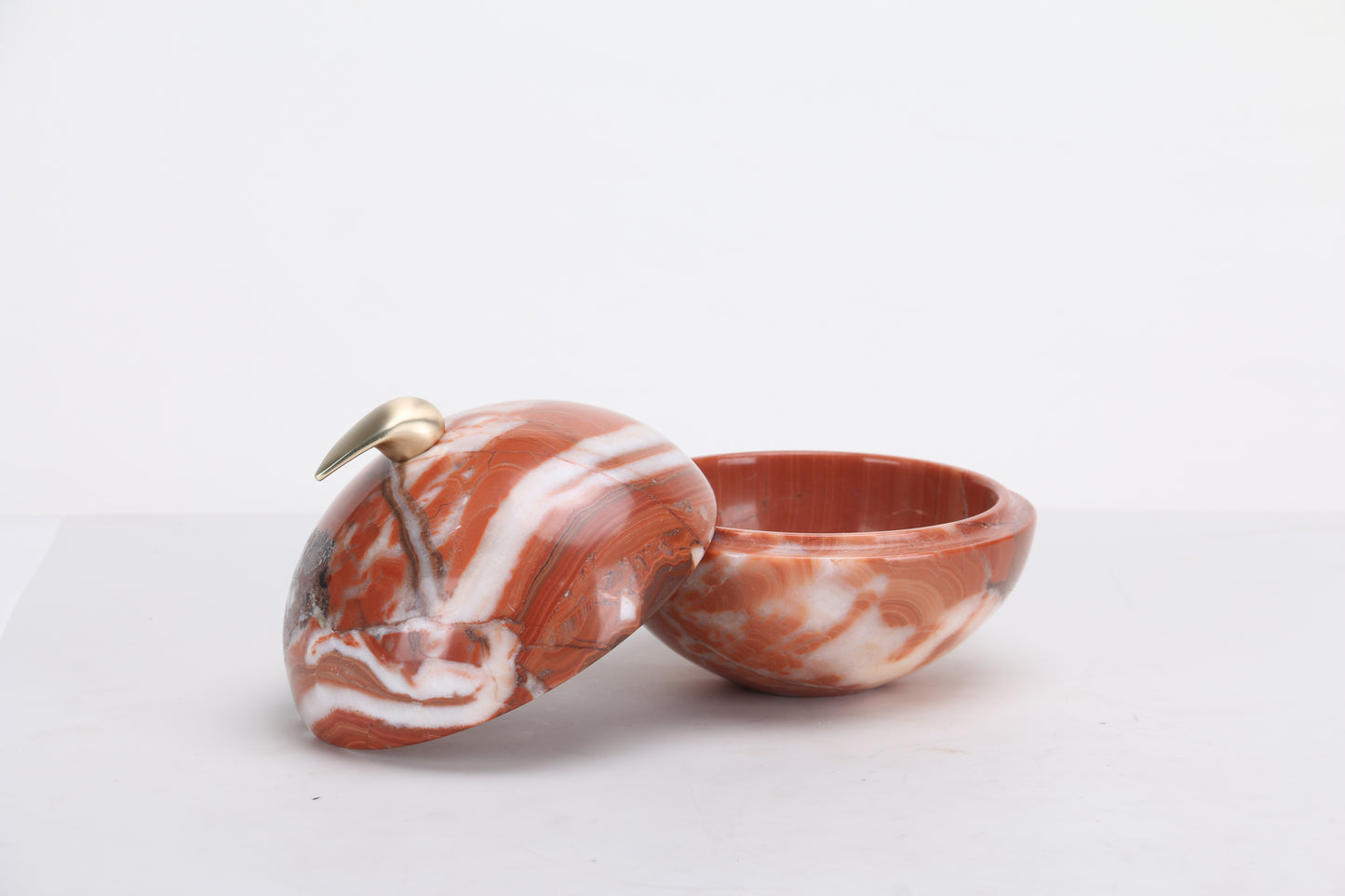 Marble & Alloy Storage Jar