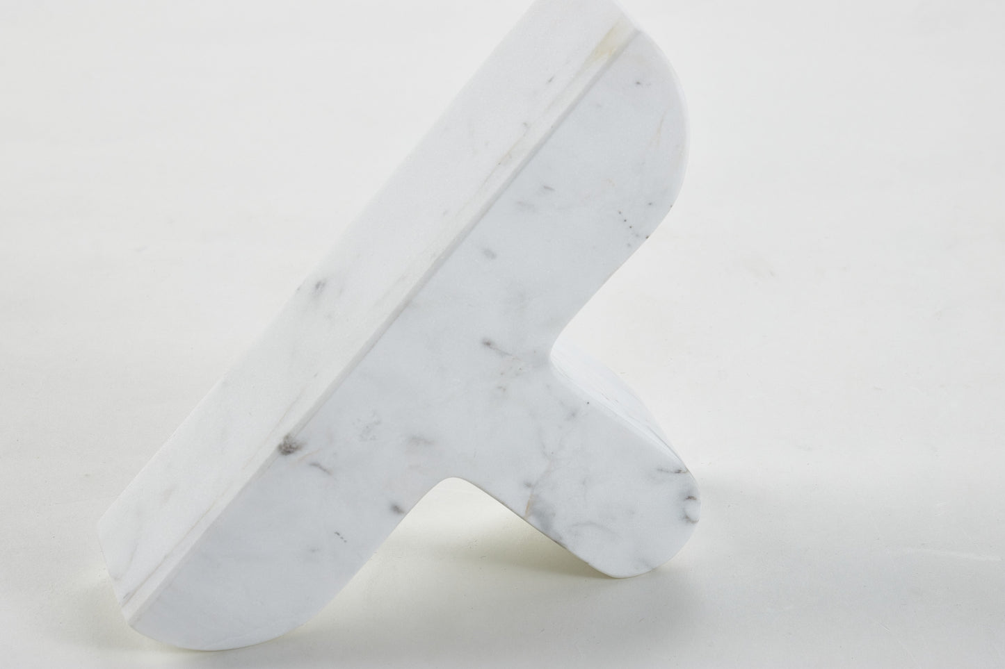 White Stone Symbol Bookend (Single）