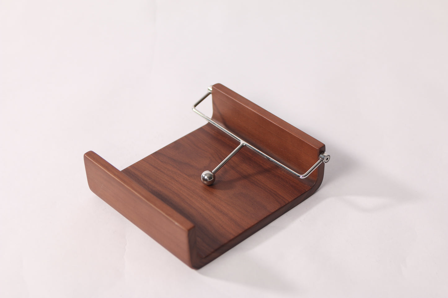 S/s Steel & Walnut Wood Tissue Holder