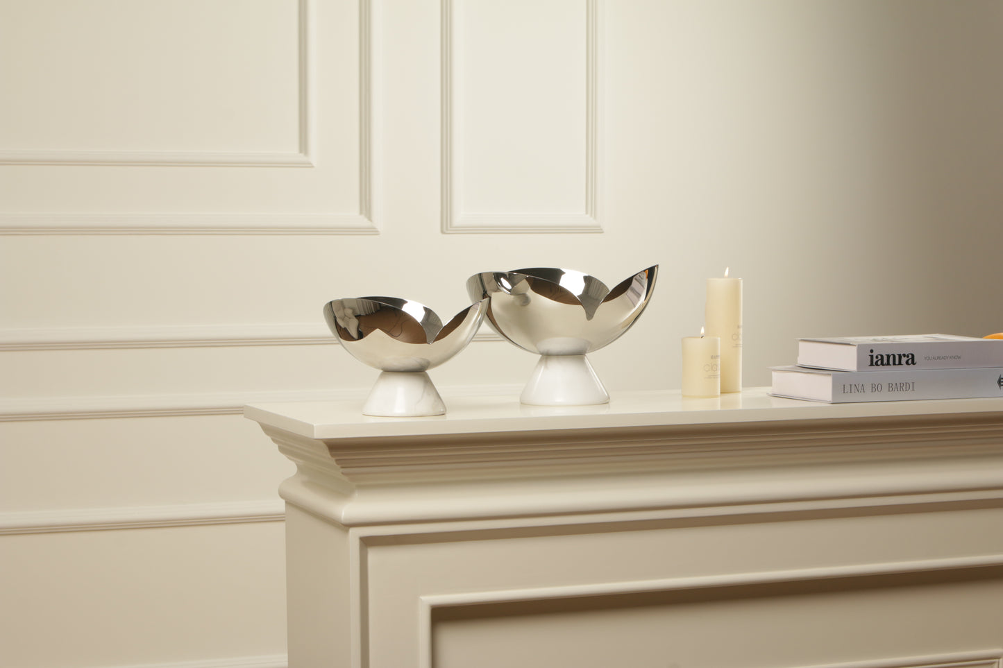 S/s Steel & Marble Fruit Plate