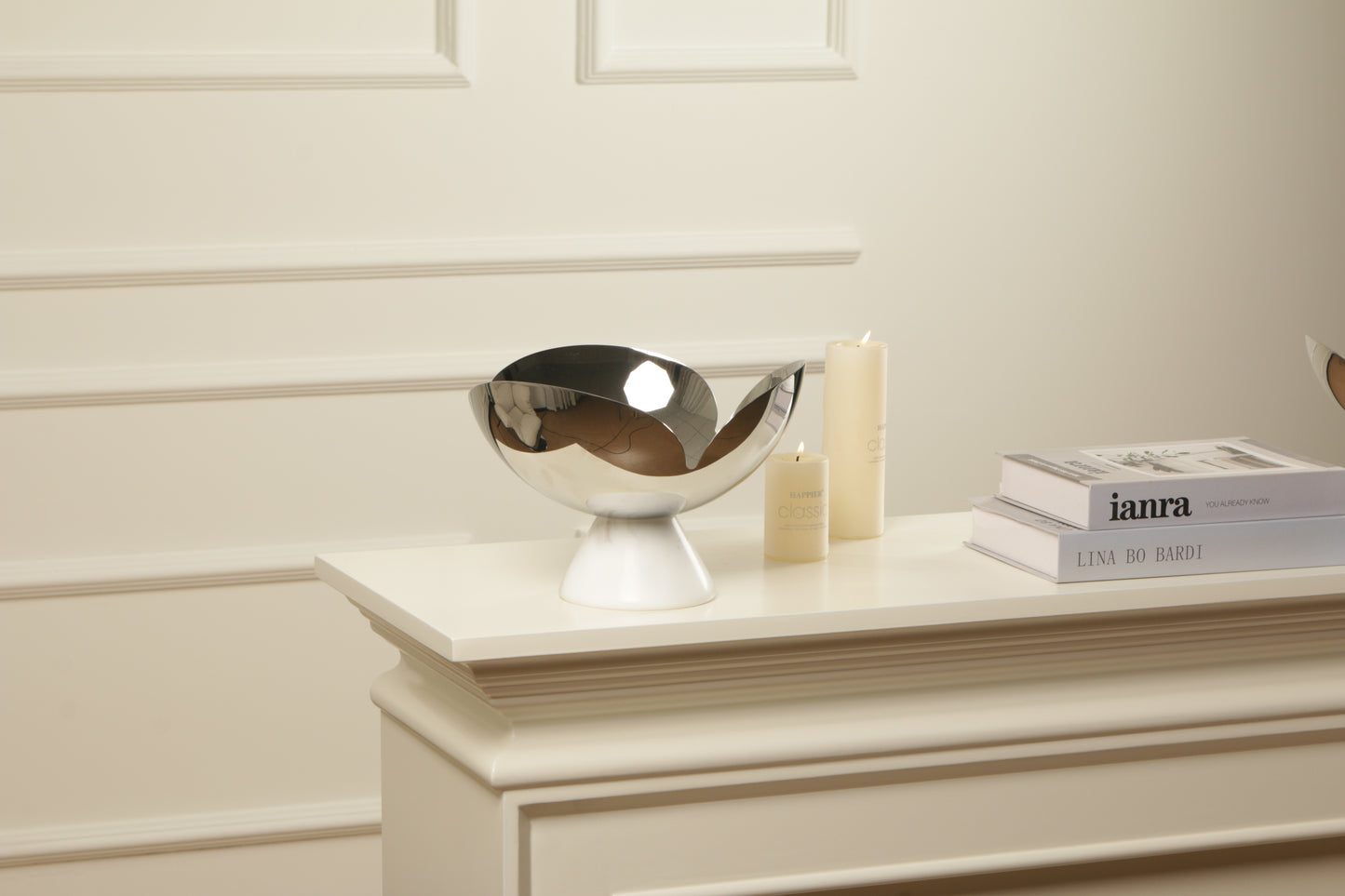 S/s Steel & Marble Fruit Plate