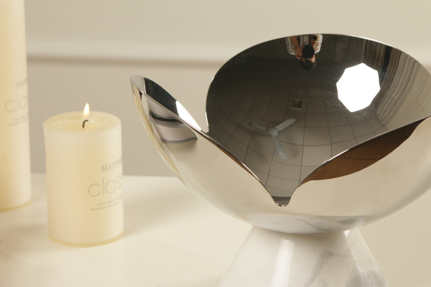 S/s Steel & Marble Fruit Plate