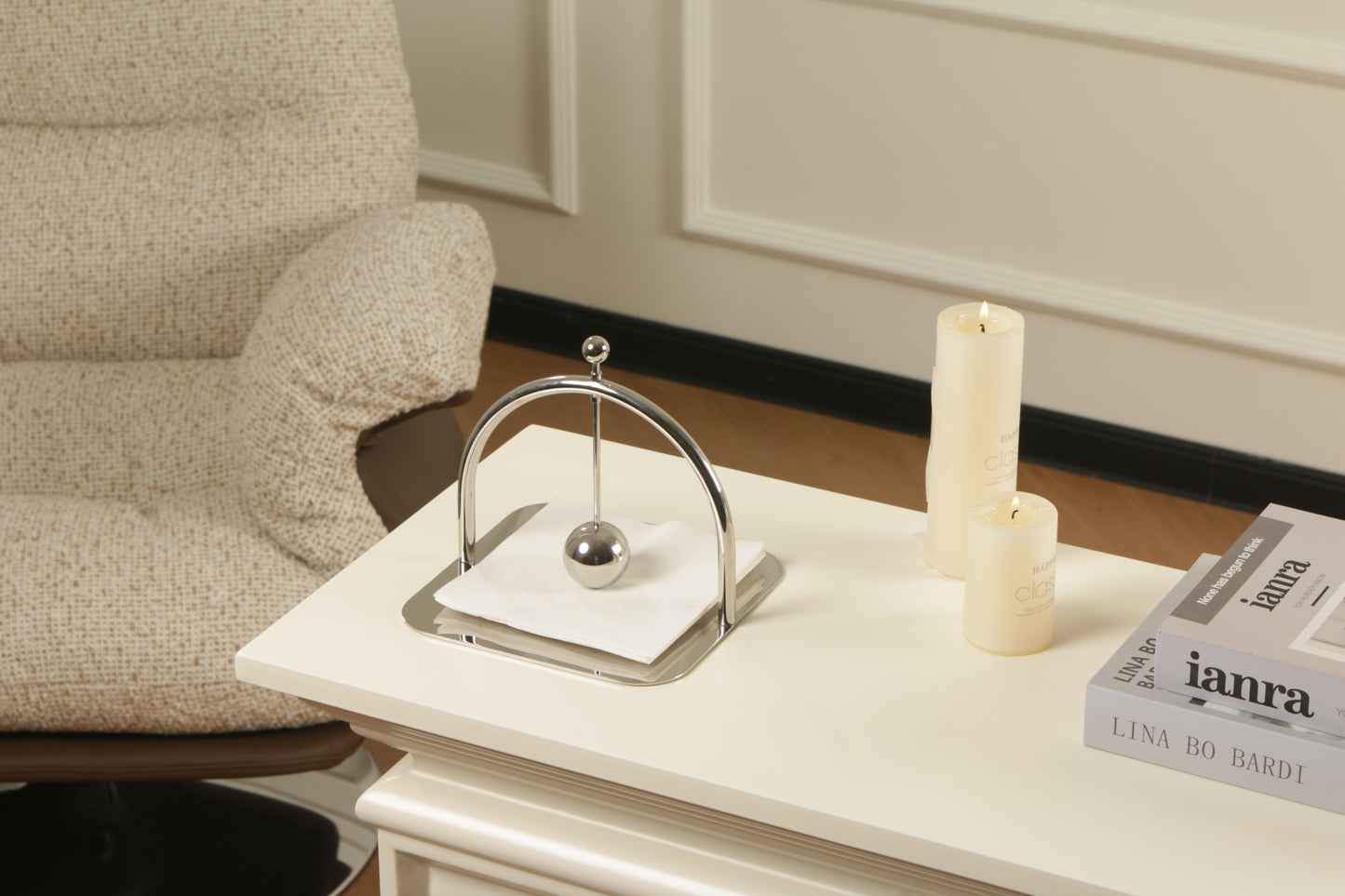 S/S Steel Tissue Holder New