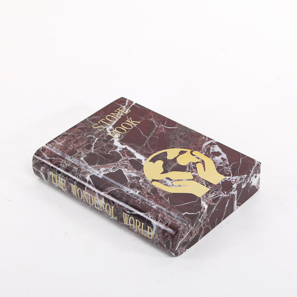 Marble Book Sculpture