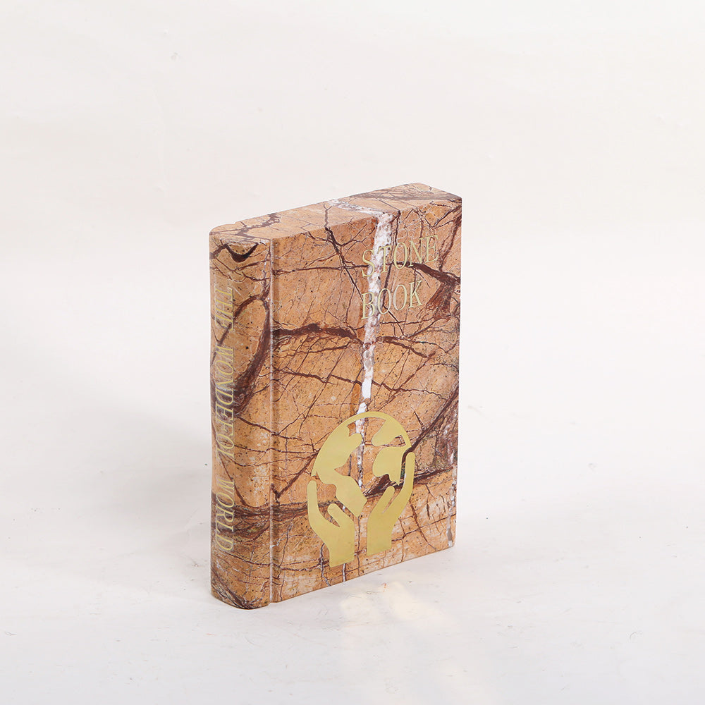 Marble Book Sculpture