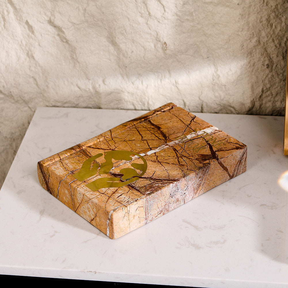 Marble Book Sculpture