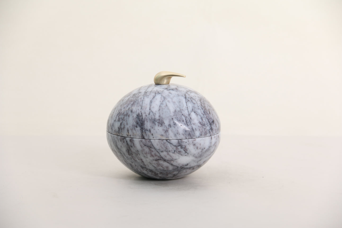 Marble & Alloy Storage Jar