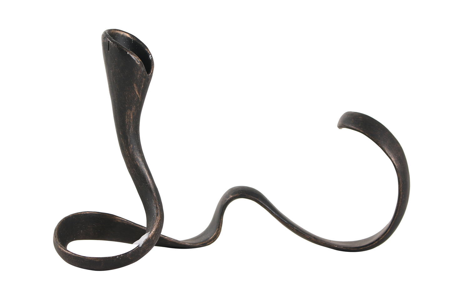 Dark Bronze Irregular Alloy Candle Holder