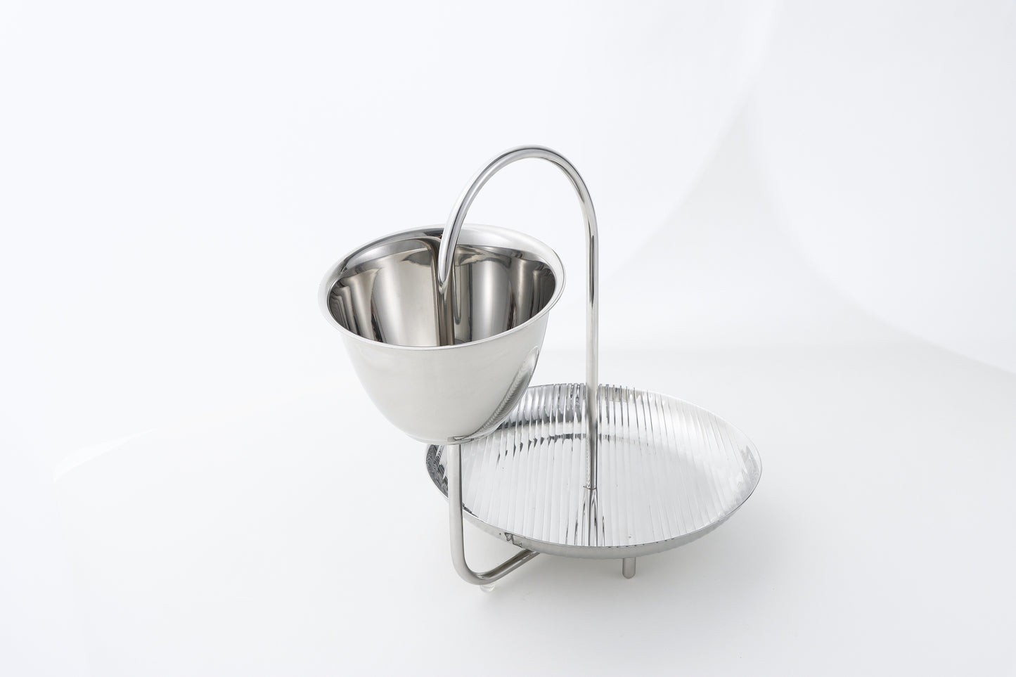 Silver S/S Steel Cake Stand