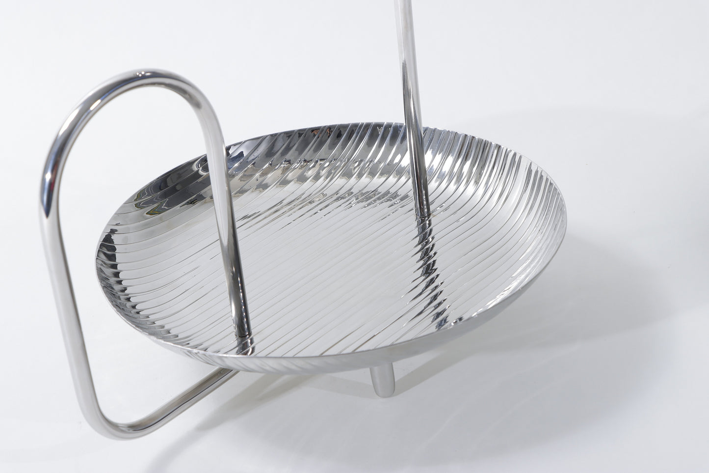 Silver S/S Steel Cake Stand