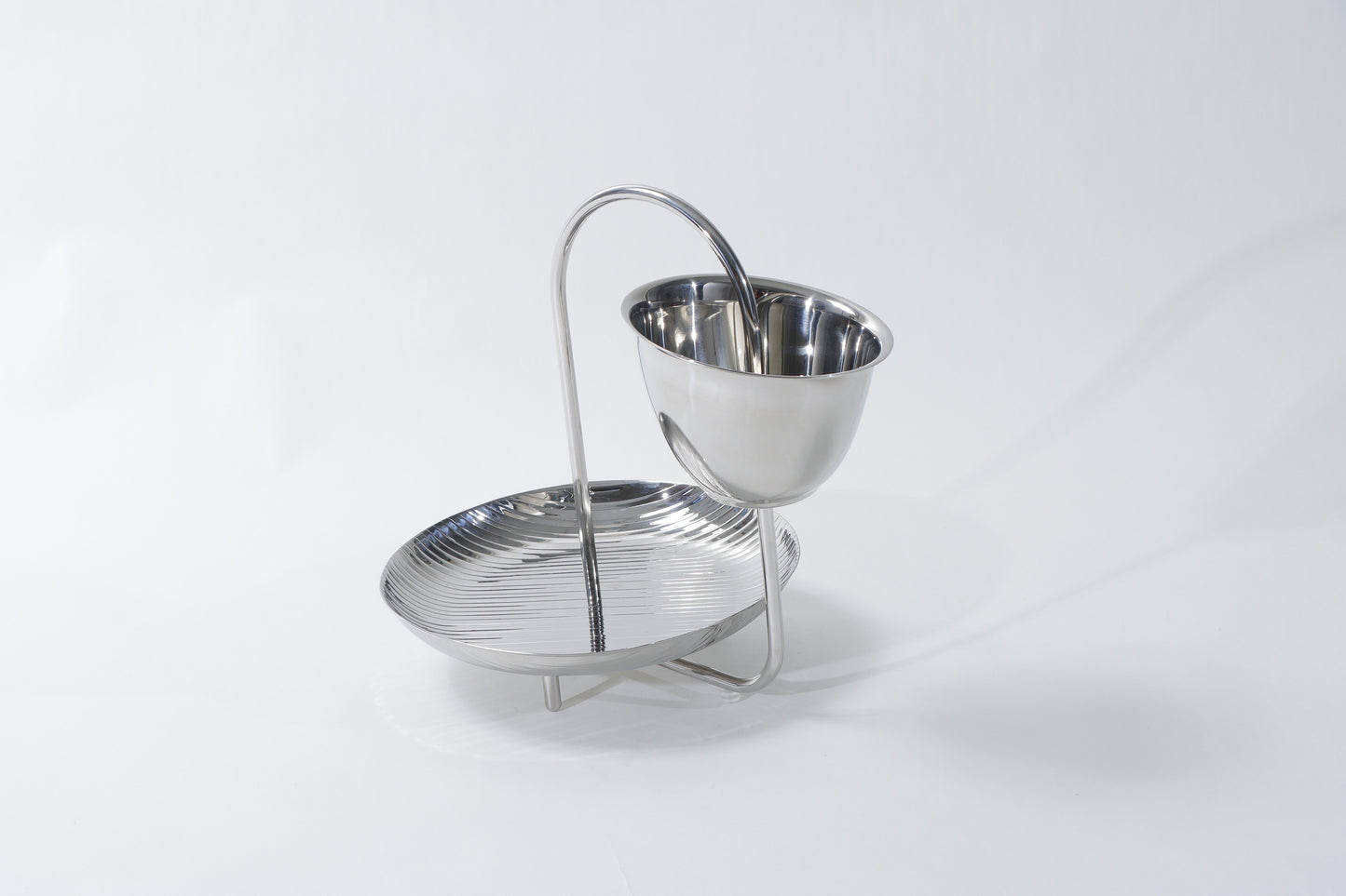 Silver S/S Steel Cake Stand