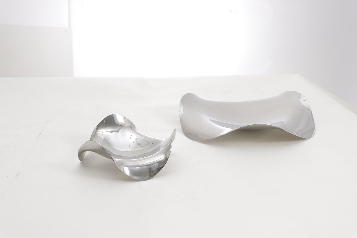 SILVER S/S STEEL TRAY