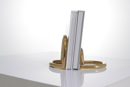 Gold S/S Steel Bookend