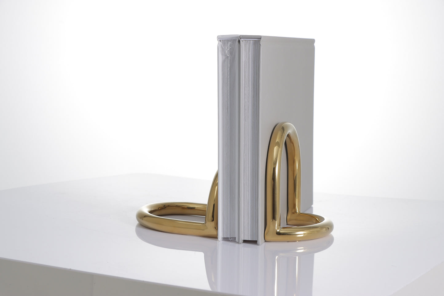 Gold S/S Steel Bookend