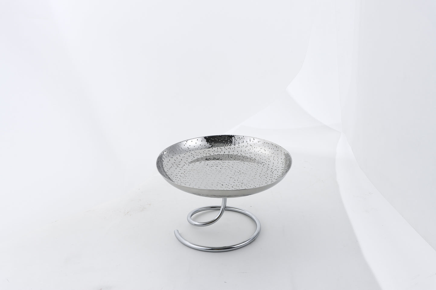 Silver S/S Steel, Iron & Aluminum Cake Stand