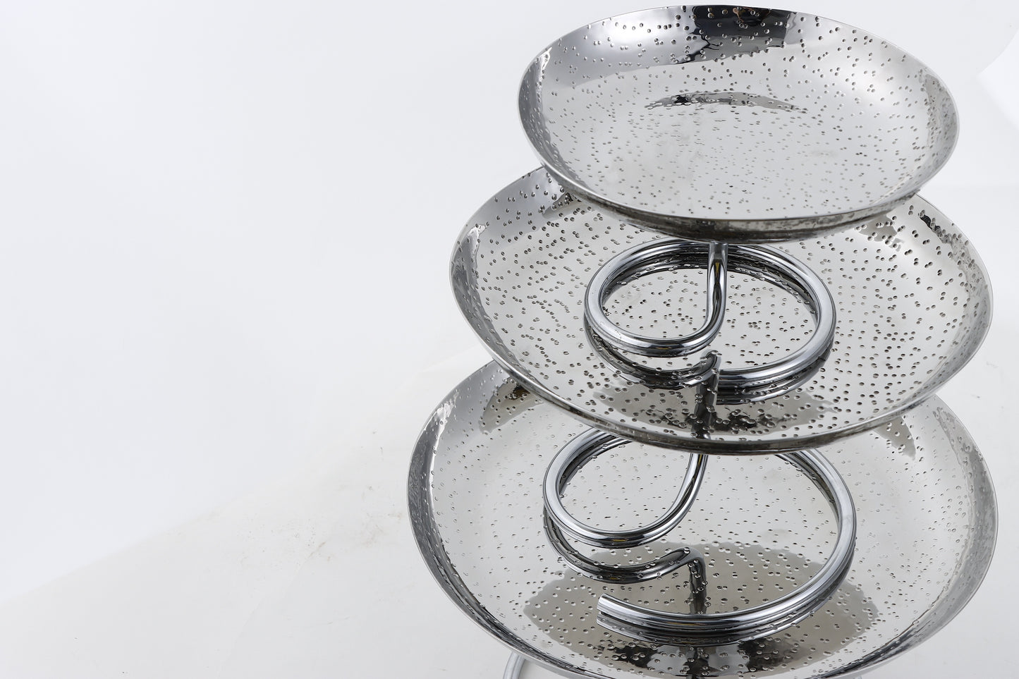 Silver S/S Steel, Iron & Aluminum Cake Stand