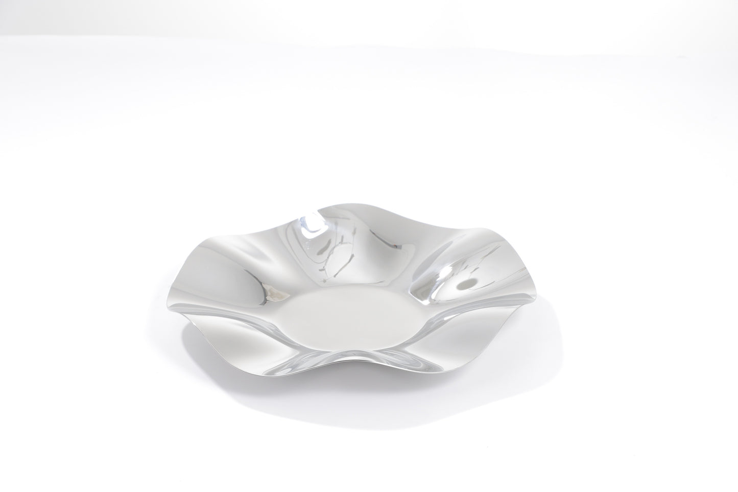 Silver S/S Steel Round Fruits Tray