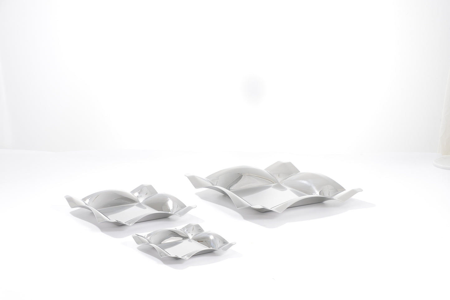 SILVER S/S STEEL DESSERT TRAY