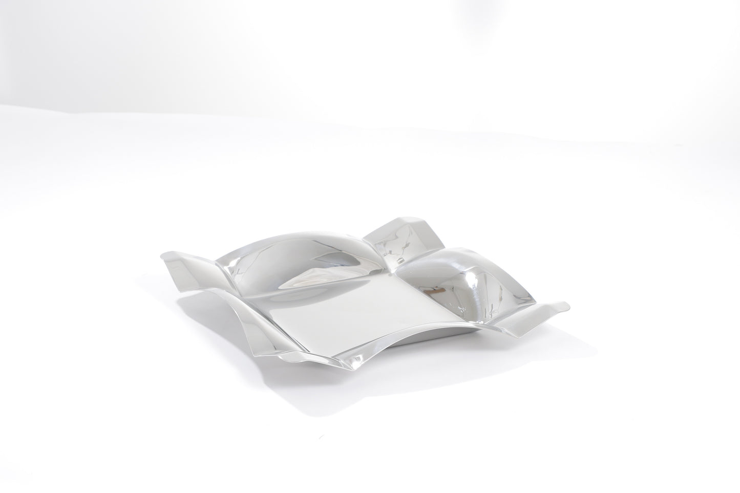SILVER S/S STEEL DESSERT TRAY