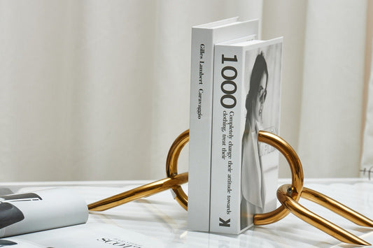 Gold S/S Steel Lock Bookend