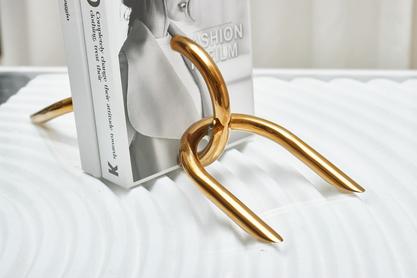 Gold S/S Steel Lock Bookend
